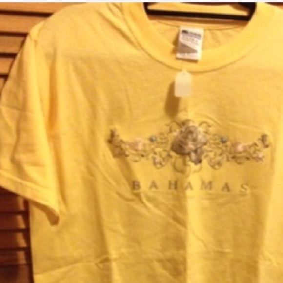 Bahamas Yellow Tee Shirt - Picture 3 of 5